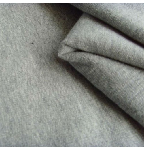 gray 100% cotton french terry knitted fabric gray 100% cotton french terry knitted fabric