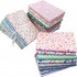 Polyester Colorful Printed Flowers Embroidery Fabric Hollow Out Hole Chiffon Fabric For Cheongsam Dress