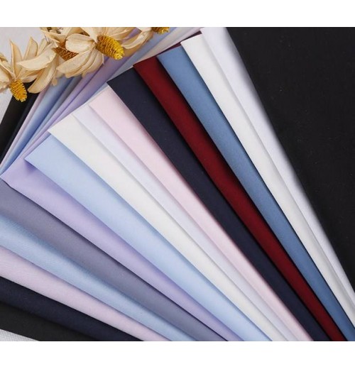 Custom Color CVC60/40 60% Cotton 150gsm Twill Fabric for Business Clothing Shirt Blouse Custom Color CVC60/40 60% Cotton 150gsm Twill Fabric for Business Clothing Shirt Blouse
