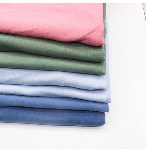 Custom jersey cotton rib fabric 93 Cotton 7 spandex knitted soft dyed organic rib fabric for t-shirt neckline Custom jersey cotton rib fabric 93 Cotton 7 spandex knitted soft dyed organic rib fabric for t-shirt neckline